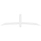 Ekena Millwork Bellingham Architectural Grade PVC Gable Bracket, 84"W x 24 1/2"H x 4"D x 4"F, 7/12 Pitch GBP084X25X0404BEL00 - alternate 4